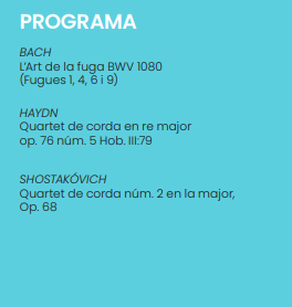 imageTitle programa Cuarteto Casals