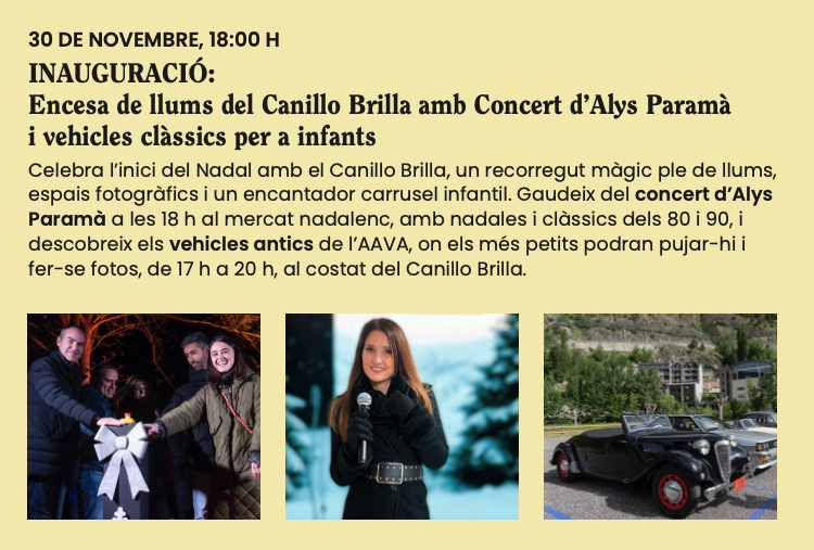inauguració canillo brilla